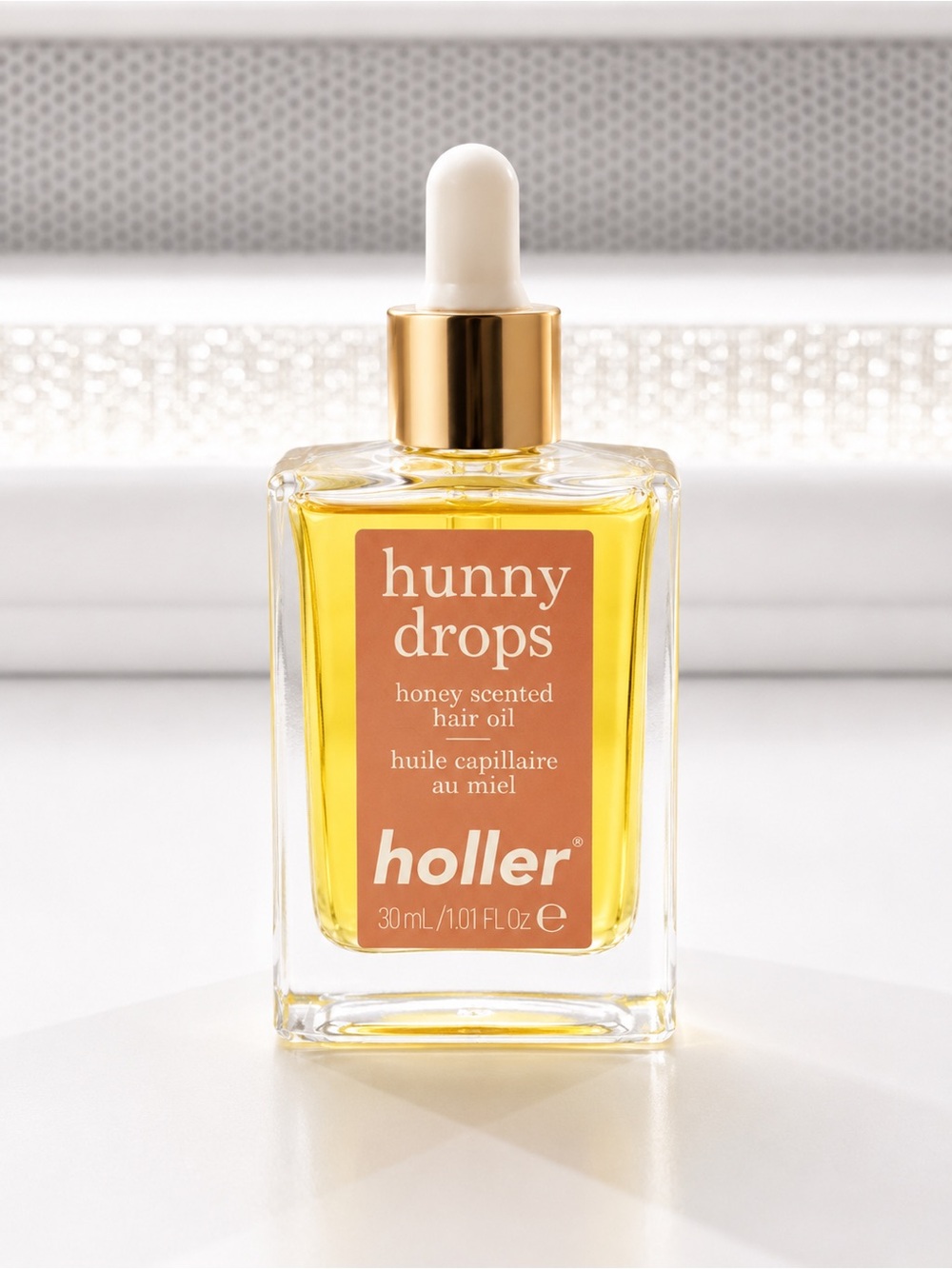 Holler Hunny Drops Honey Scented Hair Oil - Yellow
